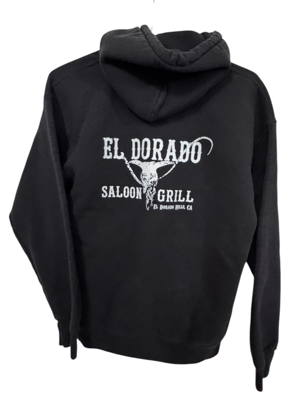 Eldorado Saloon Eldorado Hills CA Western Black Graphic Hoodie Men’s M